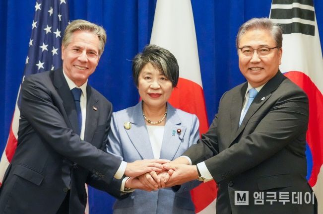 한미일 외교장관 약식 회의