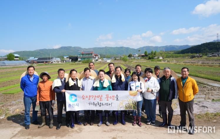 춘천시, 올해 모내기 행사 추진 ··· 대풍 기원