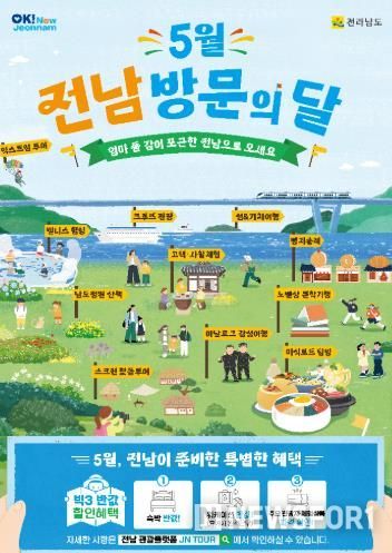광양시, ‘5월! 전남 방문의 달’ 맞아 낮과 밤이 빛나는 ‘광양여행’ 추천