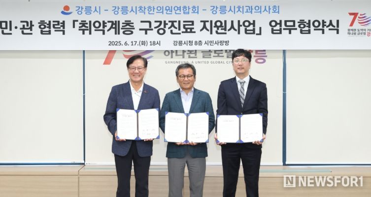 강릉시-착한의원연합회·치과의사회 업무협약