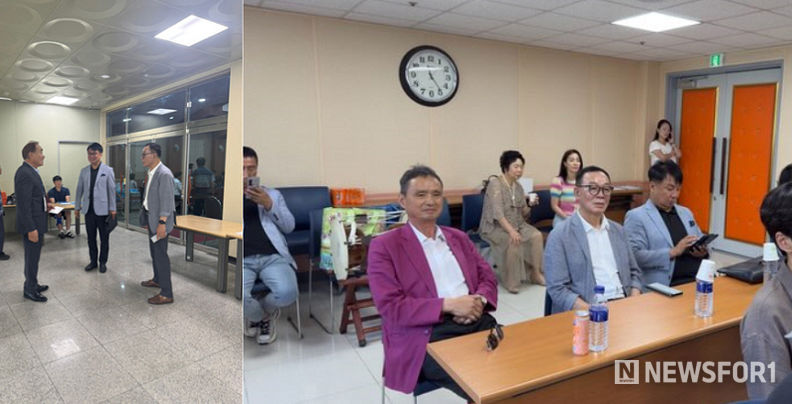 안재만 올앤비회장, 김주미 북방면 번영회장, 정의종 회장,이달휴 분양7번가대표-이미지제공 분양7번가