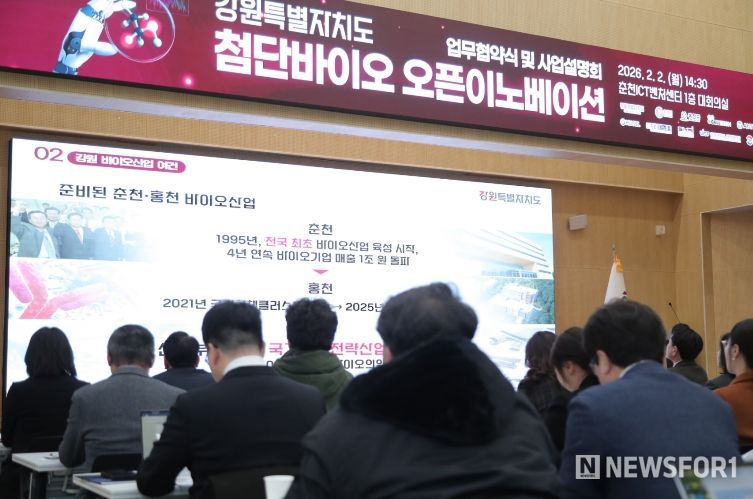 강원 첨단바이오 오픈이노베이션 업무협약식